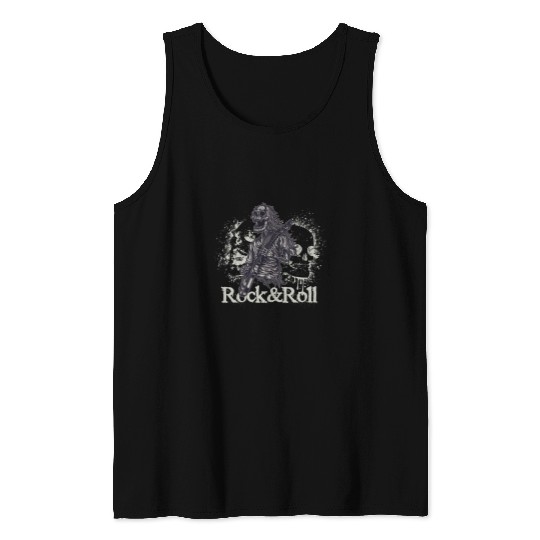 Funny Guitar Lover vintages Retro 80s Rock Roll Tank Tops