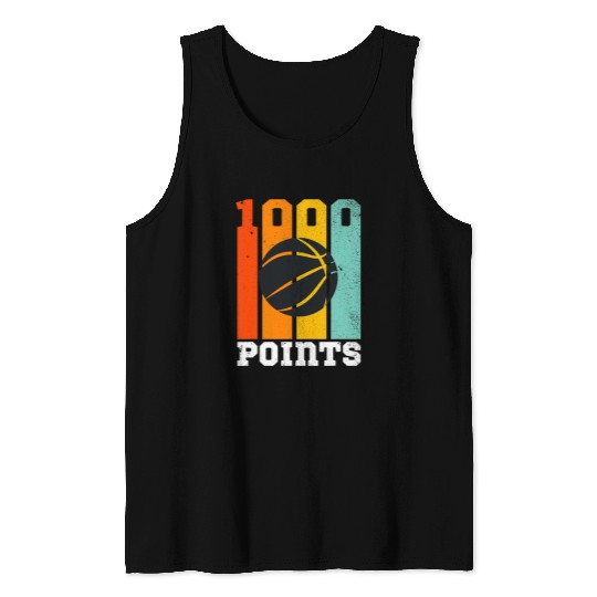 Sport Basketball High School 1000 Points Basketball Scorer Basketball Player Tank Tops