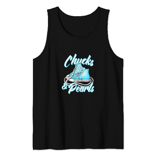 Chucks and Pearls 6 Tank Tops