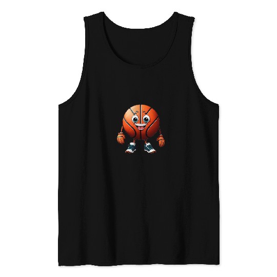 Sport Basketball Fun Basketball Player Team Coachs Kids Youth Gift Tank Tops
