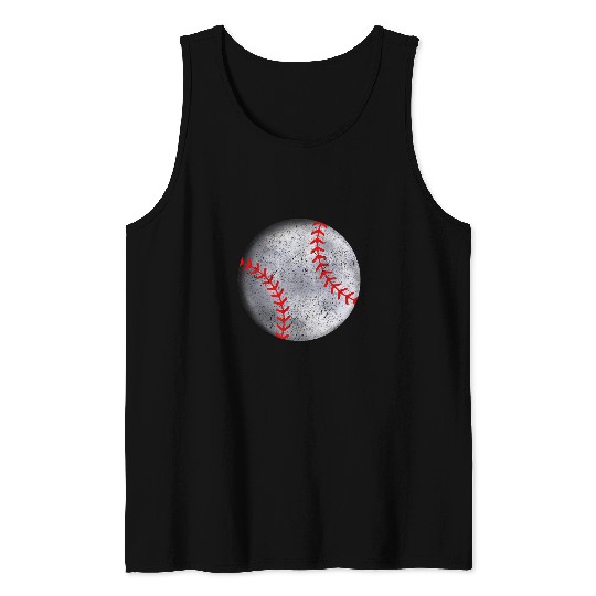 Sport Baseball Astronauts Astronomers and Astronauts Love Ball Baseball Moon In Space Tank Tops