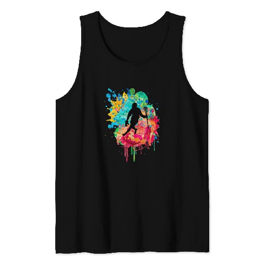 Sport Lacrosse Gift PopArt 639 Tank Tops