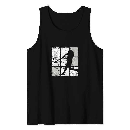 Sport Baseball Catcher Pitcher Batter Baseman Softball Baseball 1 Tank Tops