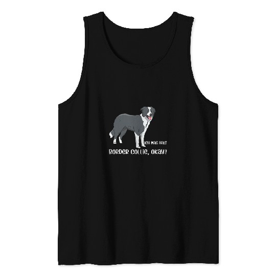 Border Collie Pet Holder Tank Tops