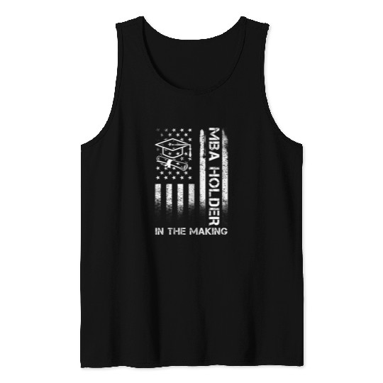 MBA Student Business Degree Graduation 156 Tank Tops