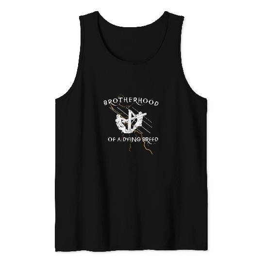 Lineman Brotherhood Lightning Strike Power Lineman Climber Tank Tops