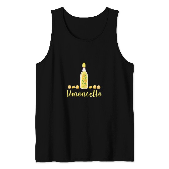 Funny Cellist Happy Summer Limoncello Italian Lemon Juice Fruit Funny Tank Tops