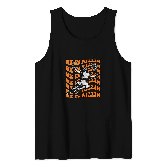 Sport Basketball He is Risen Funny Easter Jesus Playing Basketball Meme Tank Tops
