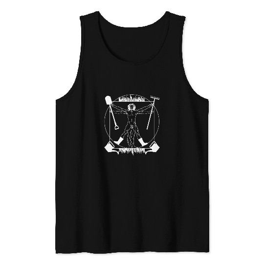Gardening Landscaping Garden Leonardo Da Vinci Gardener Tank Tops