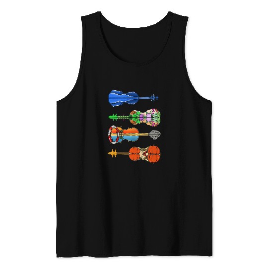Funny Violin Seasons Violin Lover for any Violinist Tank Tops