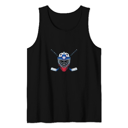 Sport Hockey Slovenia Ice Hockey Flag Helmet Sport Tank Tops