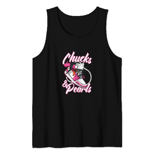 Chucks and Pearls 7 Tank Tops