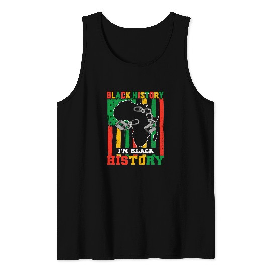 Juneteenth Im Blackity Black African American Black History 2 Tank Tops