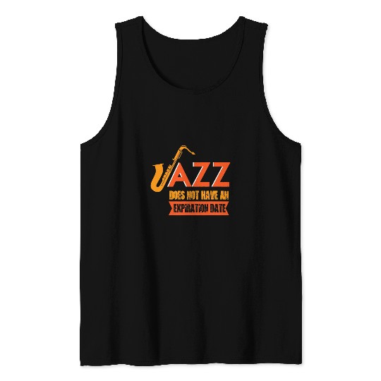 Funny Saxophone Jazz Orchestra Musician Smooth Jazz Tank Tops