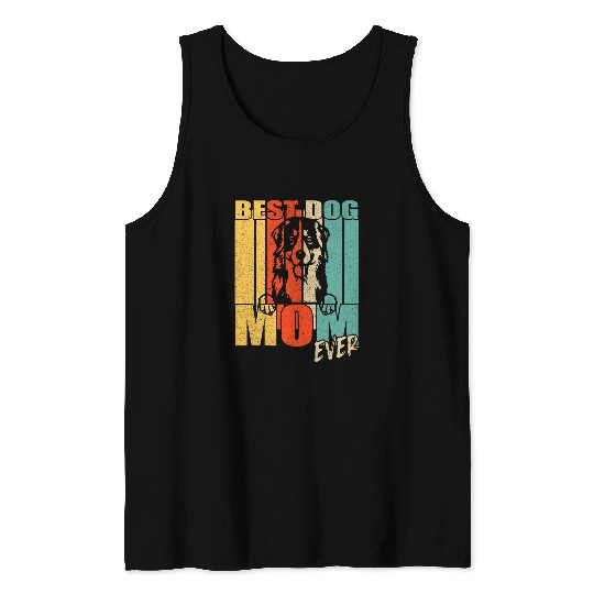 Bernese Mountain Pet bests Dog Mom Ever Bernese Mountain Mama Vintage Retro Tank Tops