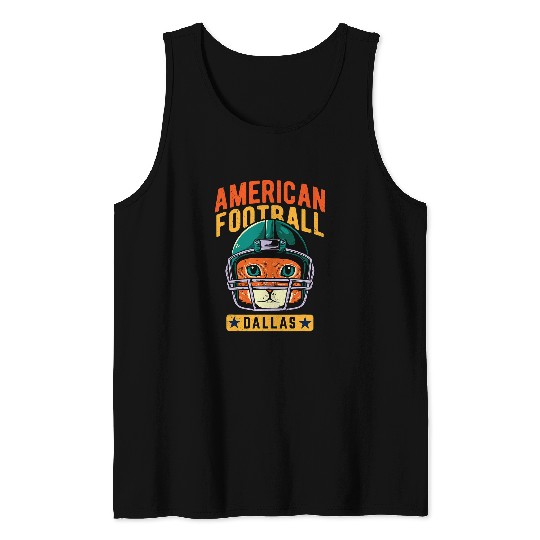Sport American Football Dallas City Classic American Football Gift For Women Men Tank Tops