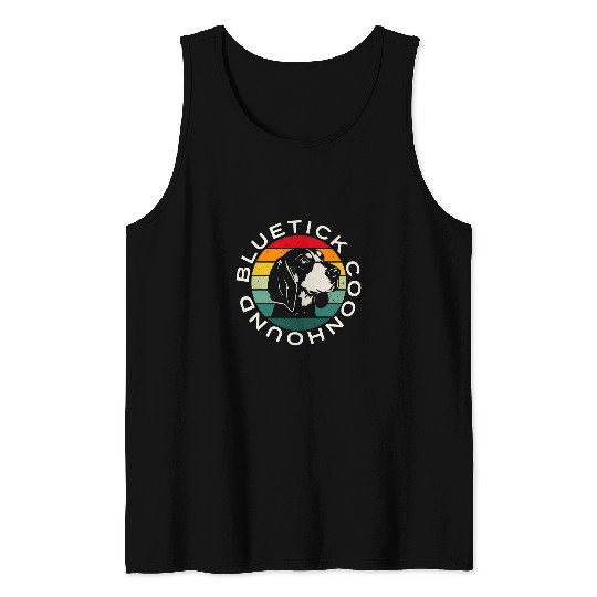 Coonhound Pet Bluetick Coonhound Gift Idea for Dog Lovers Tank Tops