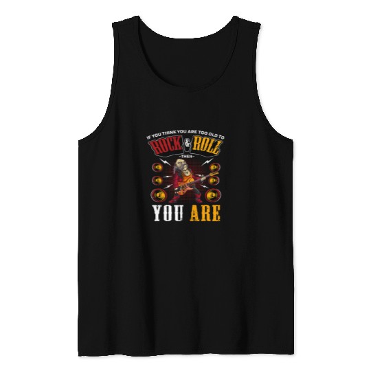 Guitarist Rock Roll Guitar Music Guitar Tank Tops