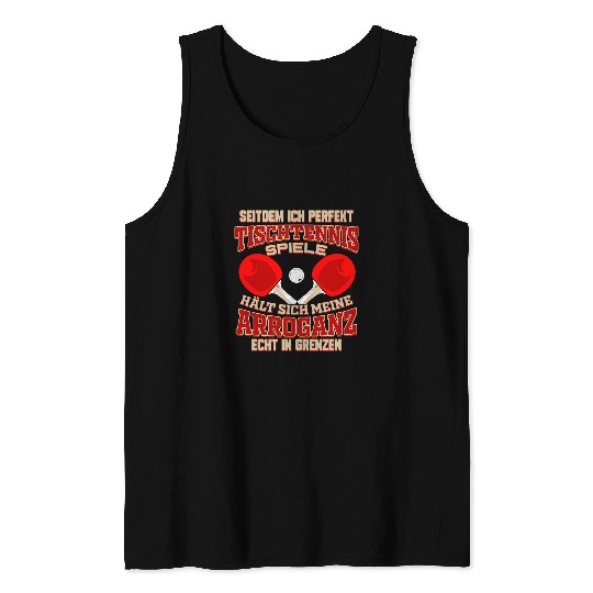 Sport Ping Pong player funny gift for ping pong champion Tank Tops