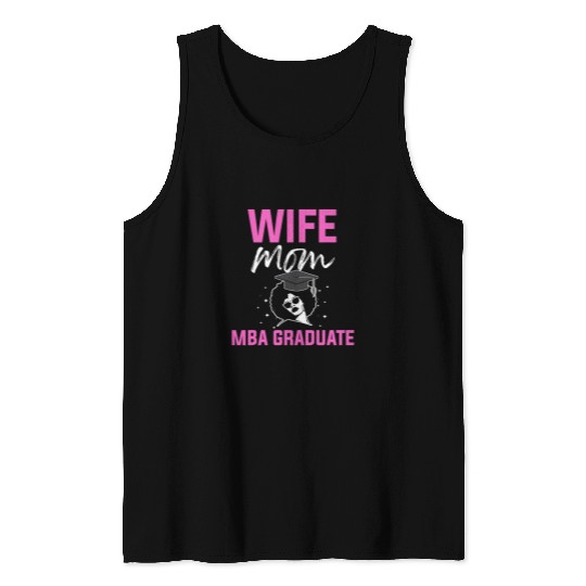 MBA Student Business Degree Graduation 12 Tank Tops
