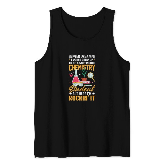 Chemistry Not So Noble Gases Science Student Teacher Graphic Tank Tops