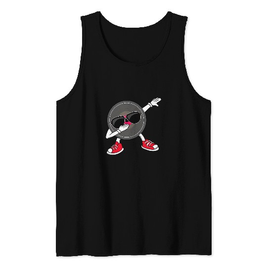 Dabbings Vinyl Record Dancing LP Collector Party DJ Tank Tops