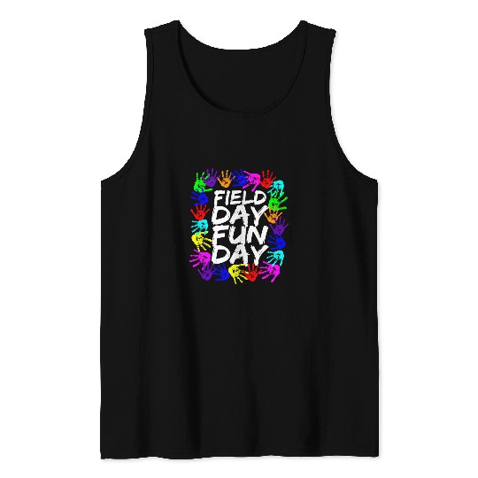 Cute Field Day Teacher Tank Tops