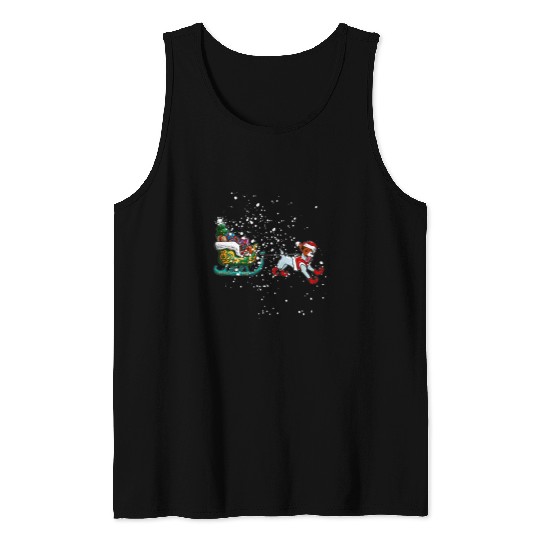 Jack Russell Pet Unforgettable Christmas with Jack Russel Tank Tops