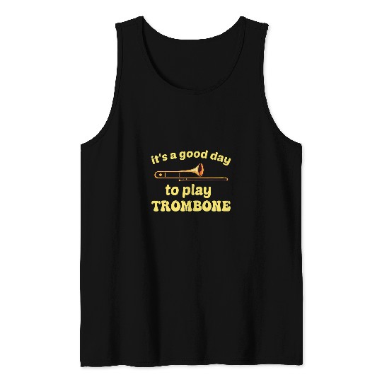 Funny trombones Music Teacher Tank Tops