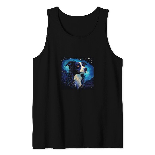 Border Collie Pet Men Women Kids Tank Tops