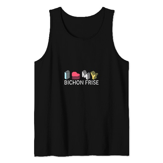 Bichon Pet Frise I Love My Bichon Frise Tank Tops