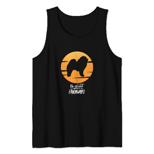 Chow Chow Pet Retro 662 Tank Tops