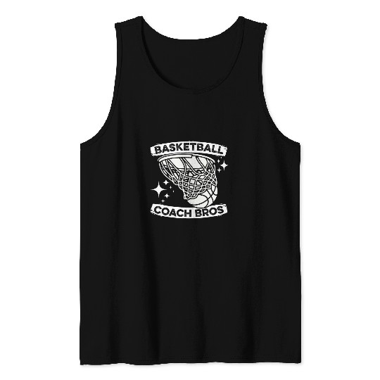 Sport Basketball Coachs Bros Player Training Basketball Coach Tank Tops