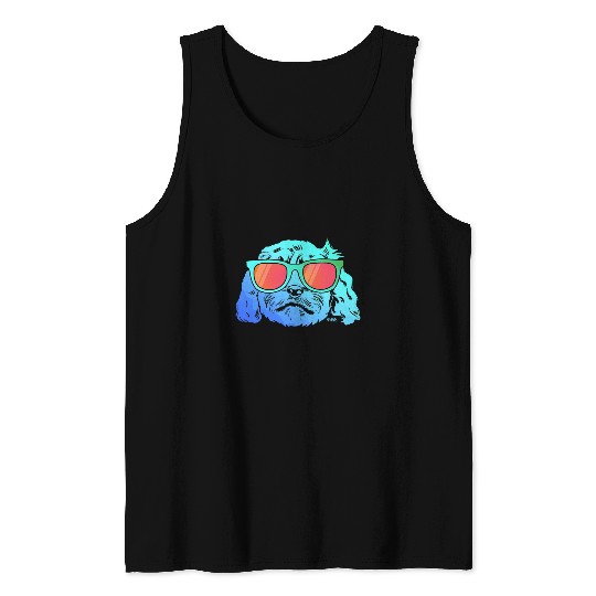 Cockapoo Pet Owner Retro Vintage 80s 90s Tank Tops