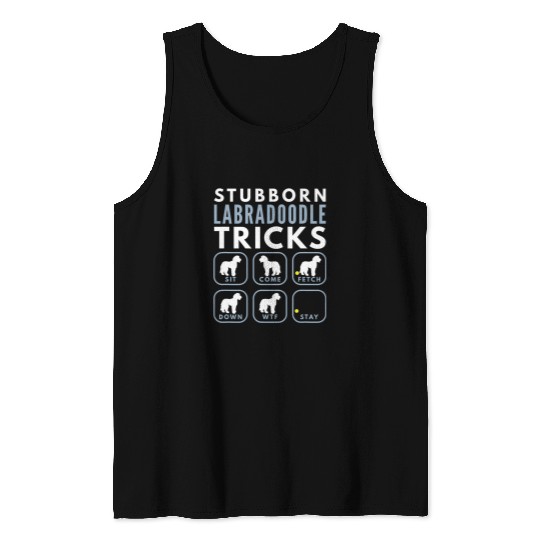 Labradoodle Pet Stubborn Labradoodle Tricks Dog Training 2 Tank Tops