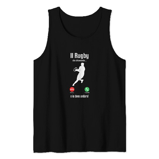 Sport Rugby Said Sporty Rugby Player Men Rugby Calls Me Tank Tops
