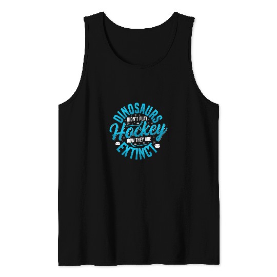 Sport Hockey Design for a Hockey Coach Tank Tops