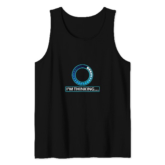 Im Thinking Computer Science Engineering Student Programmer Tank Tops