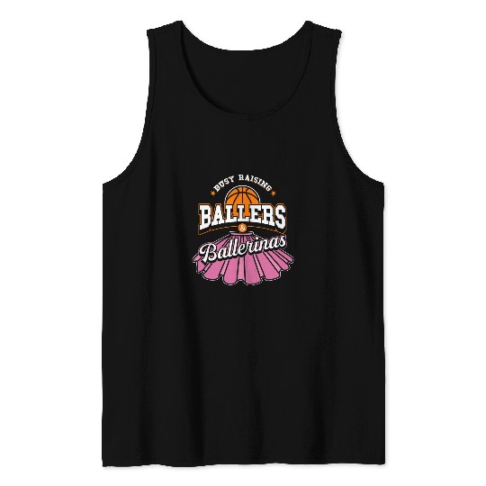Sport Baseball Busy Raising Ballers And Ballerinas Fun Dance Mom Tank Tops