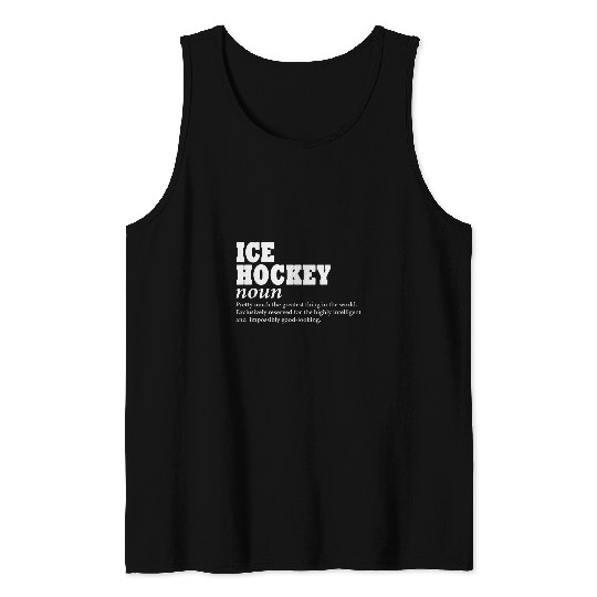 Sport Hockey Definition Deking Funny Tank Tops