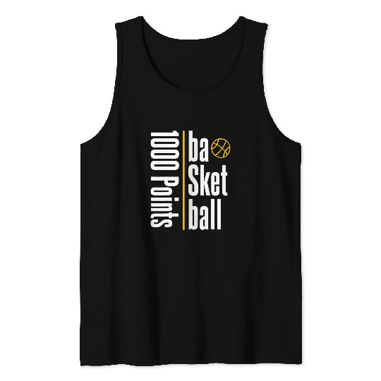 Sport Basketball 1000 Points Basketball Scorer High School Basketball Player 15 Tank Tops