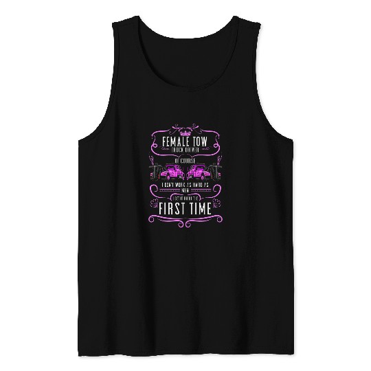 Camel Towing Tow Trucker Tow Truck Operator Tow Truck Driver 6 Tank Tops
