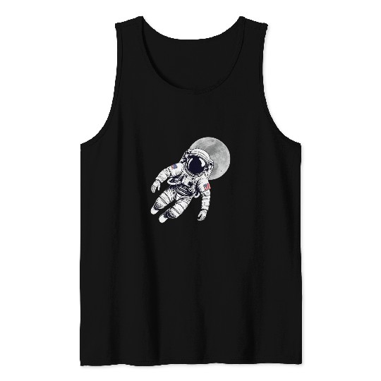Lunar Frontier Moon Landing Space Astronaut Tribute Tee Tank Tops