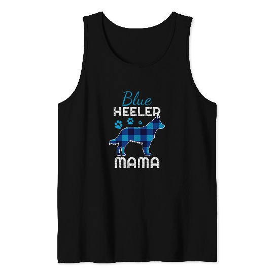 Australian Cattle Pet Blue Heeler Mama Australian Cattle Dog Mom Cool ACD Lovers Tank Tops