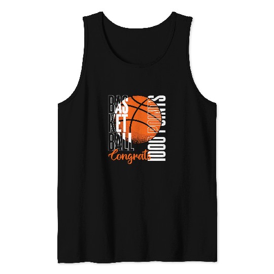 Sport Basketball 1000 Points Basketball Scorer High School Basketball Player 26 Tank Tops