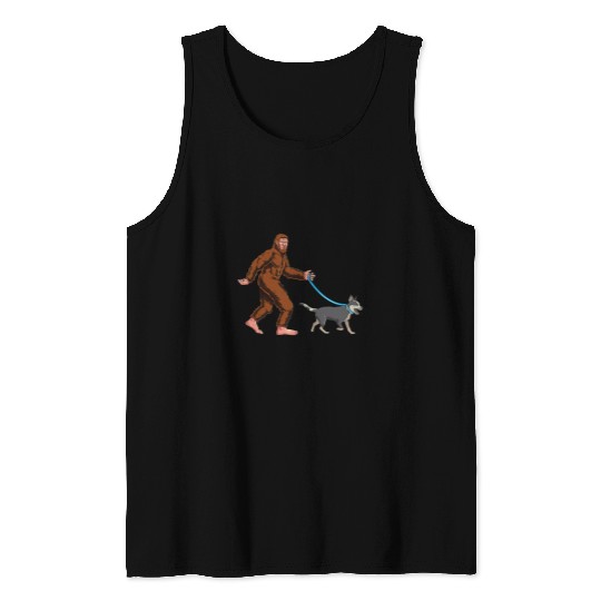 Anatolian Shepherd Pet Funny bigfoots Walking Blue Heeler Gift Australian Cattle Tank Tops