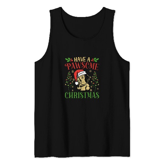 Bernese Mountain Pet Funny Bernese Mountain Dog Matching Family Christmas Lights Tank Tops