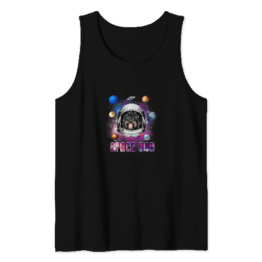 Portuguese Pet Astronaut Portuguese Water Dog In Space Galaxy Funny Tank Tops