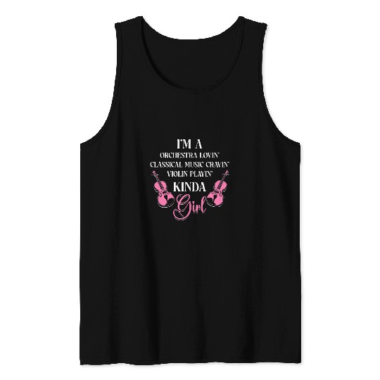 Funny Violin Violinist Girl Im A Orchestra Lovin Classical Music 1 Tank Tops