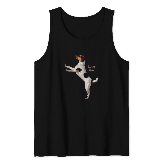 Jack Russell Pet Mom Dad Women Men Kids Love Dog 43 Tank Tops
